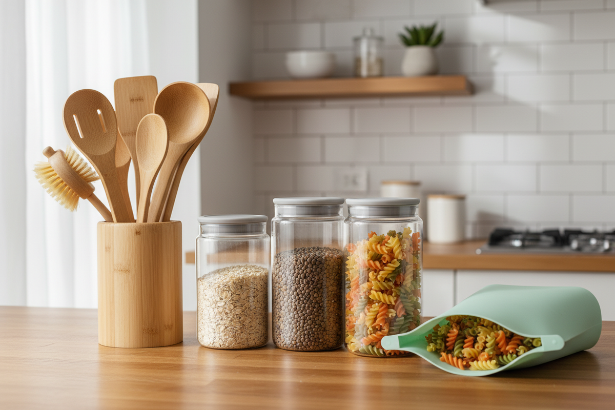 View of The Ultimate Guide to Zero Waste Home Products: Bamboo vs. Glass vs ...