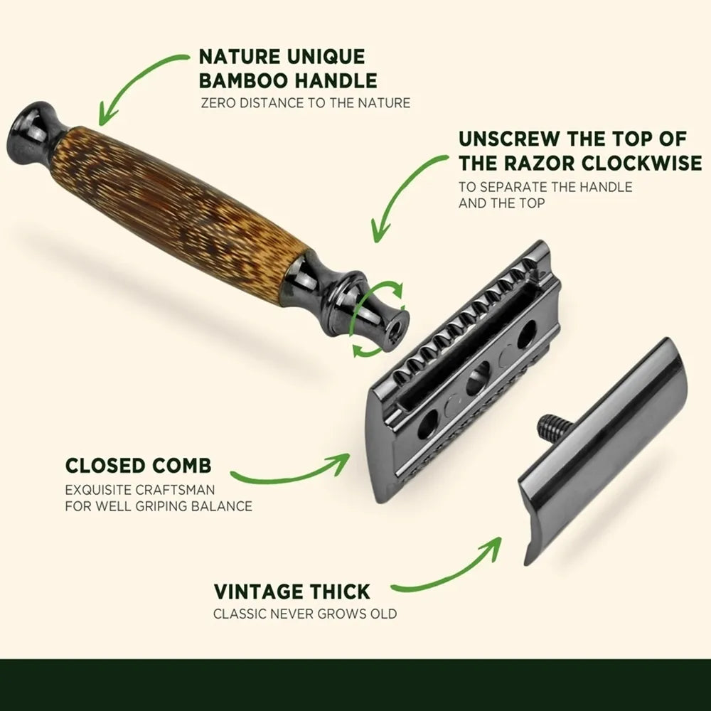 Eco Friendly Bamboo Safety Razor