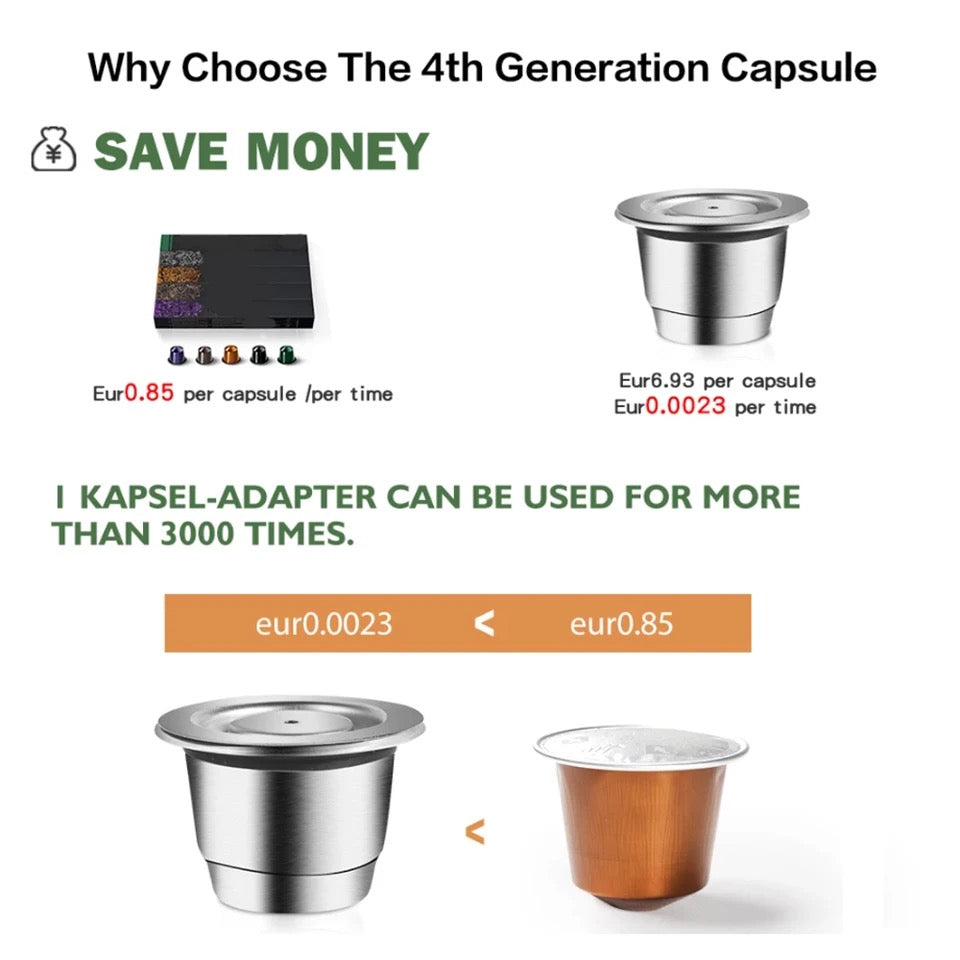 Refillable Nespresso Coffee Pods