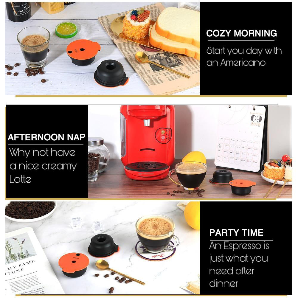 Tassimo Refillable Coffee Pods  Tassimo Reusable Pods – The Happy
