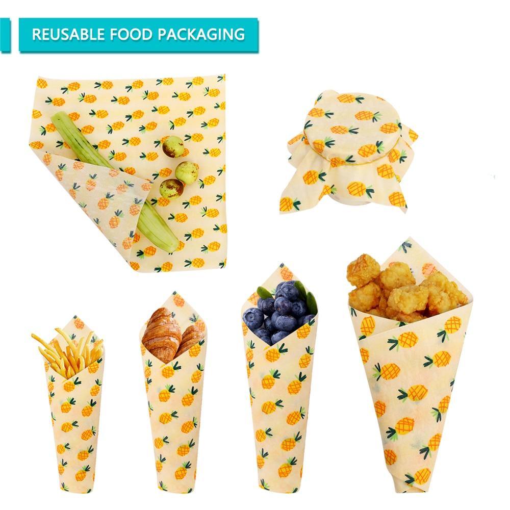 Reusable Beeswax Food Wrap.