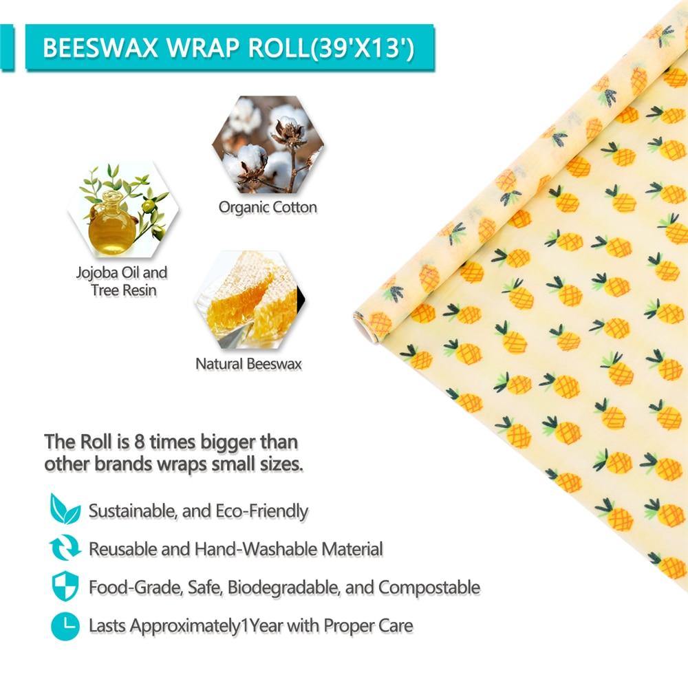 Reusable Beeswax Food Wrap.