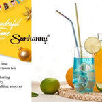 Reusable Metal Straws.