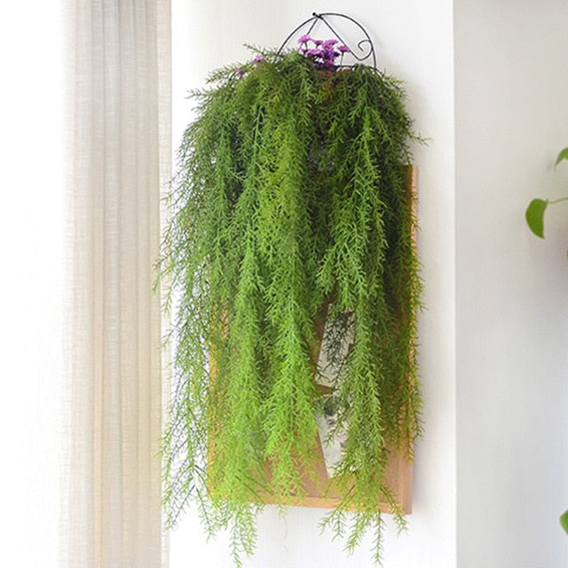 fake plants that hang Artificial Hanging Plant