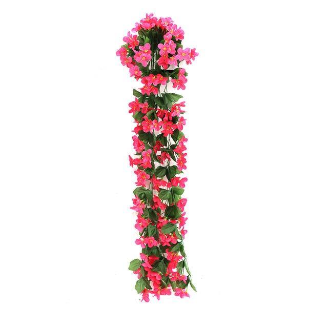 Artificial Orchid & Ivy Vines.