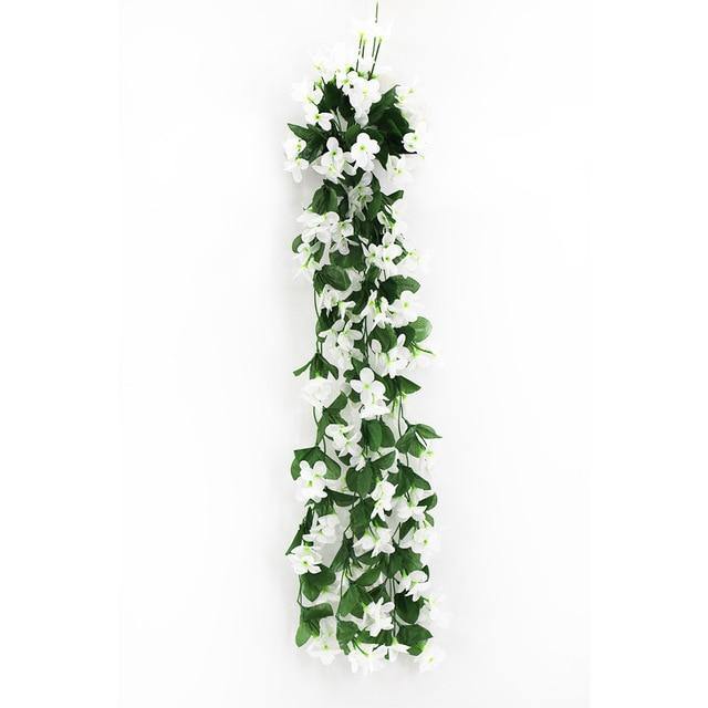 Artificial Orchid & Ivy Vines.