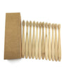 Natural Bamboo Toothbrushes-Set of 12.