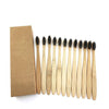 Natural Bamboo Toothbrushes-Set of 12.