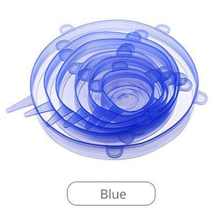 Reusable Silicone Lids - Set of 6 or 12.