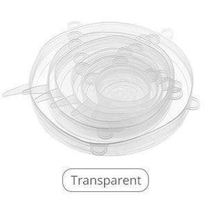 Reusable Silicone Lids - Set of 6 or 12.