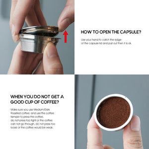 Refillable Lavazza Coffee Pods - For Modo Mio Machines