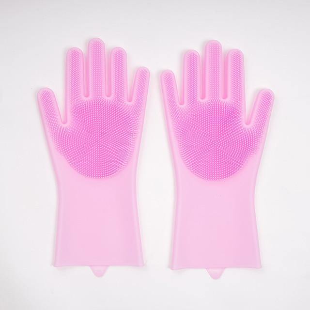 Silicone Washing Gloves.