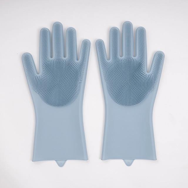 Silicone Washing Gloves.