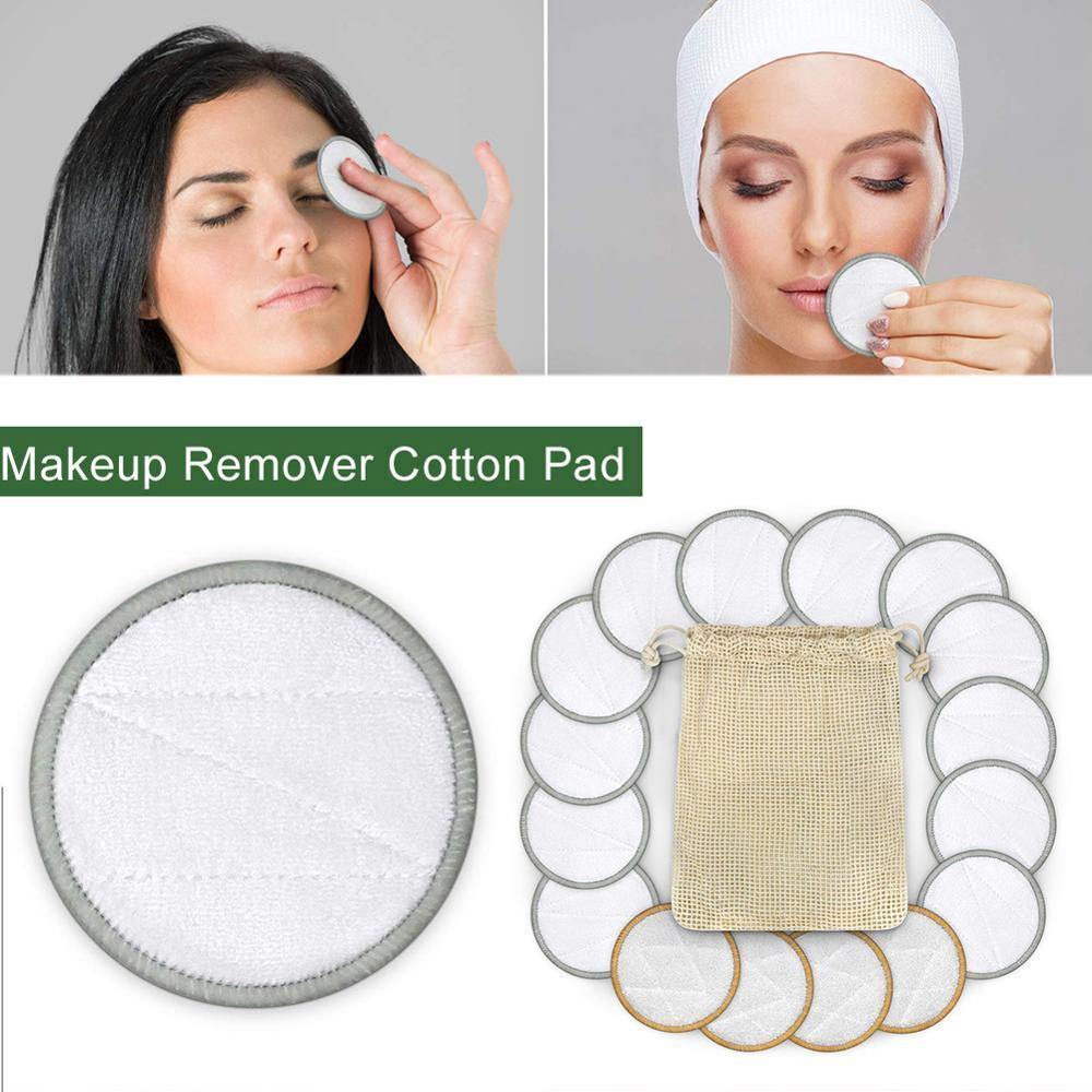 Authentic Chanel Set/3 No 1 Washable Cotton Makeup Remover Pads w/ Gift Box
